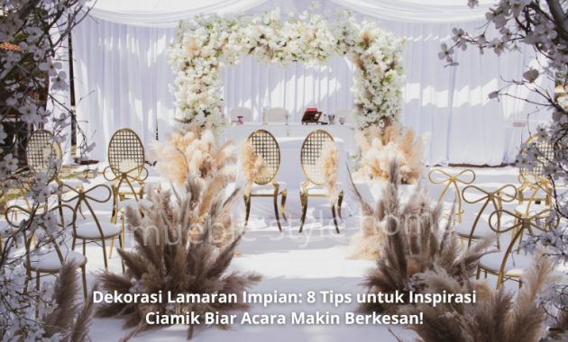 dekorasi lamaran