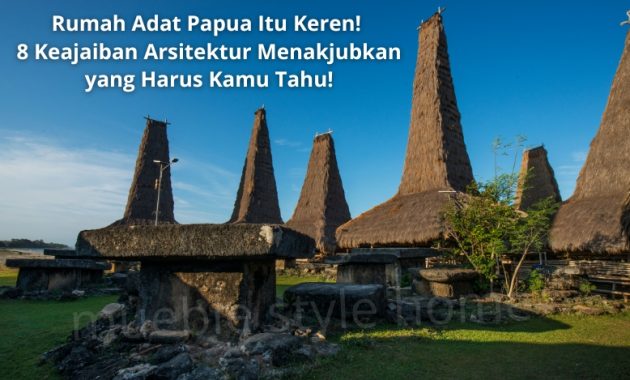 rumah adat papua